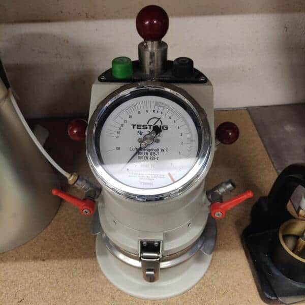 TESTING Bluhm & Feuerherdt GmbH Air content meter 1 liter