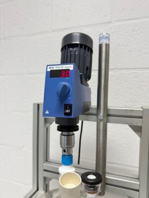 IKA RW20 Stirrer and accessories with 5L reactor vessel