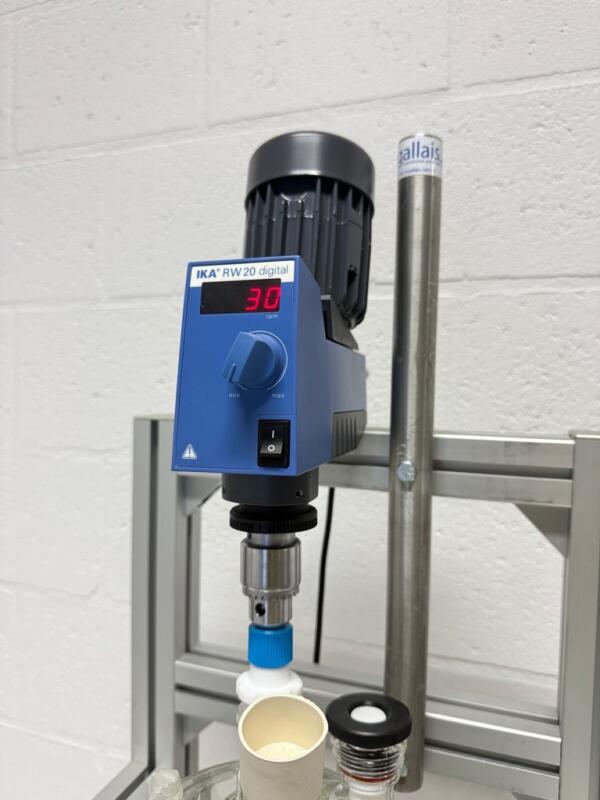 IKA RW20 Stirrer and accessories with 5L reactor vessel