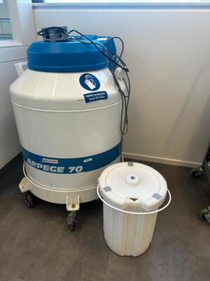 Air liquide 4939 Arpege 70 + Storage vessel and measuring rod
