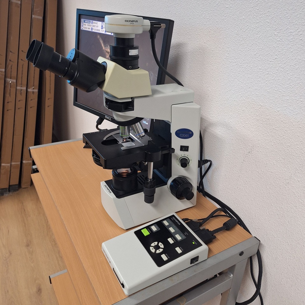 Olympus Microscope CX41RF with camera and controller - LabMakelaar Benelux