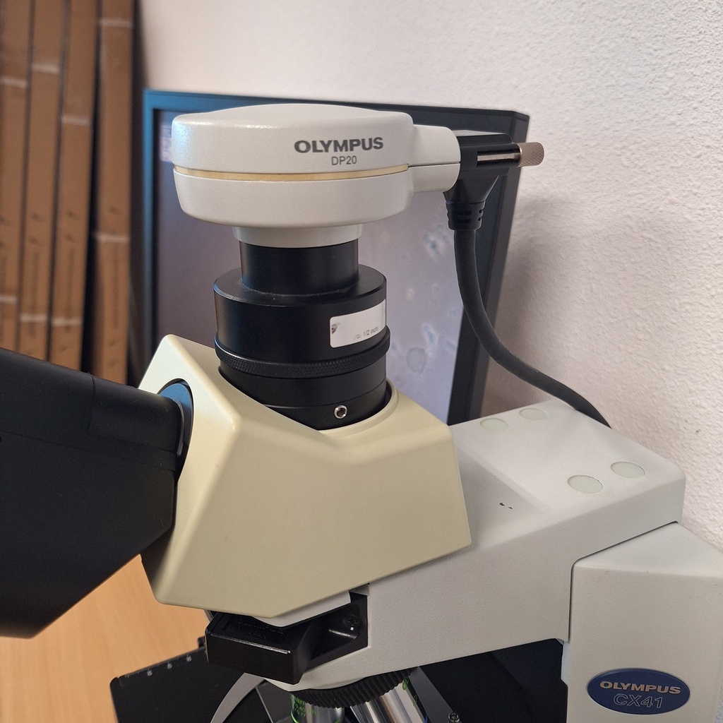 Olympus Microscope CX41RF with camera and controller - LabMakelaar Benelux
