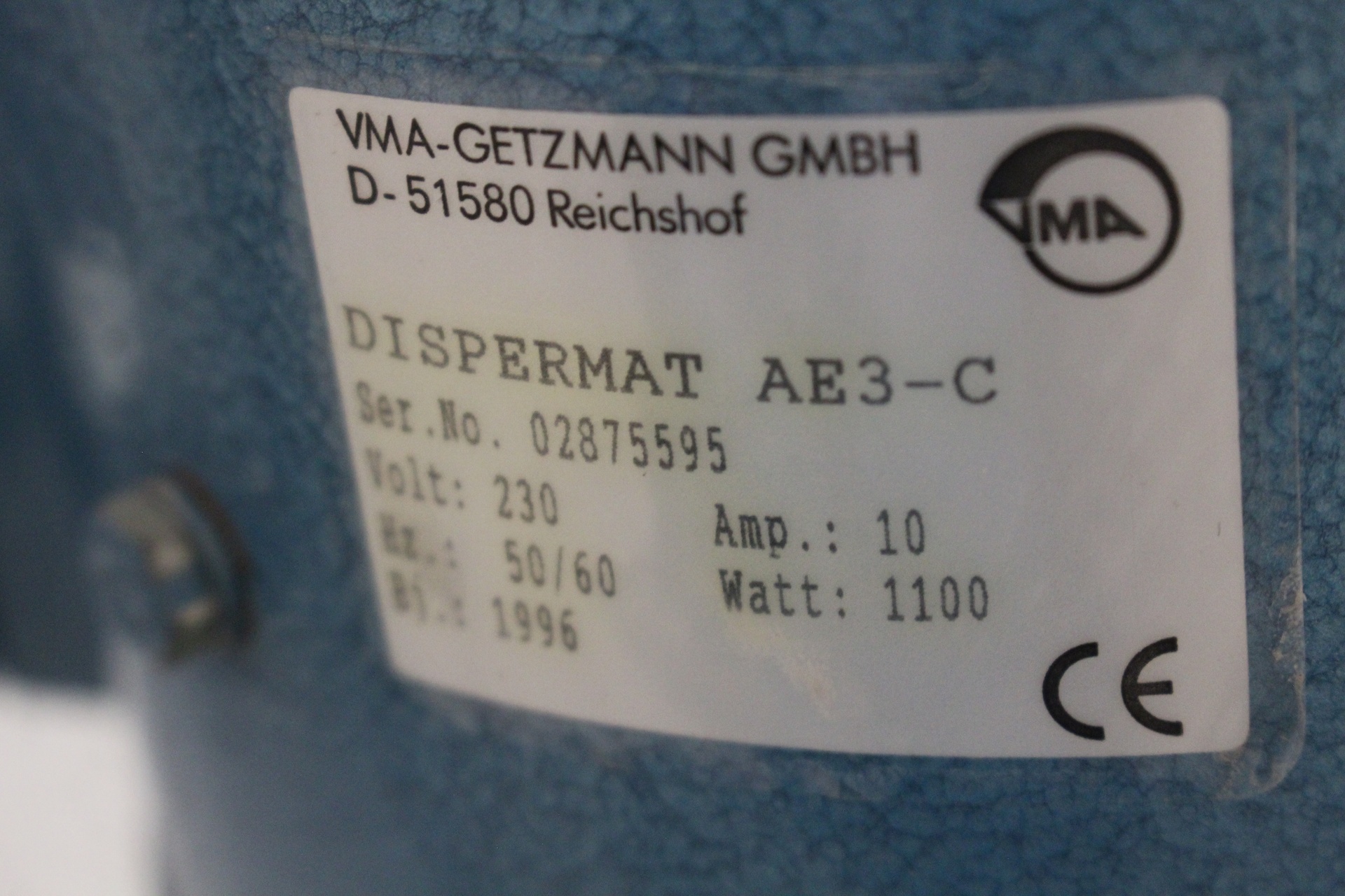 52867-LM-29774-VMA-Getzmann-Dispermat-AE3-C-Dissolver-1